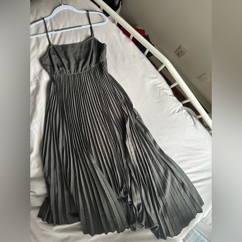 Pleated allsaints long dress